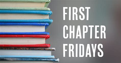 First Chapter Fridays | Schuler Books