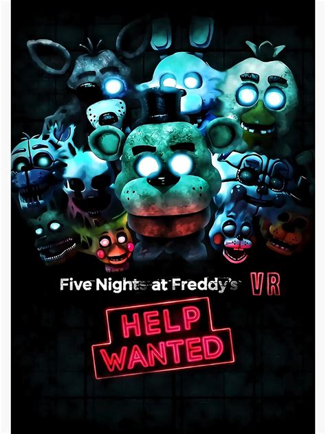 Five Nights At Freddy S Help Wanted Poster For Sale By Feymelies
