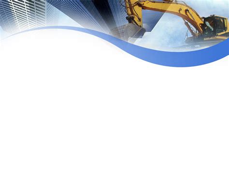 Construction Equipment Background For Powerpoint Business And Finance