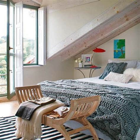 The attic is a space that has certain conditions. 27 Spectacular attic bedroom designs