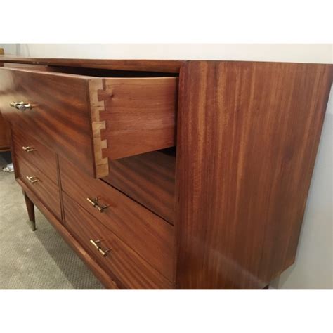 Mid Century Modern Mahogany Dresser C 1960 Classic Antiques Phl