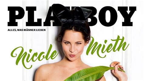 Dschungelcamp Kandidatin Im Playboy Nacktfotos Von Nicole Mieth