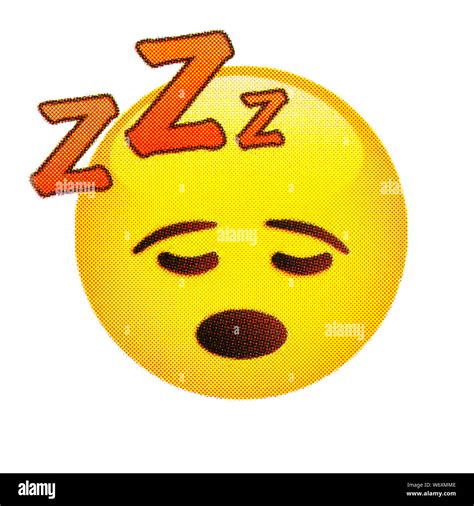 Emoji Sleeping Cut Out Stock Images And Pictures Alamy