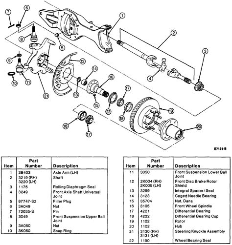 1996 Ford F150 4x4 Front Axle Diagram