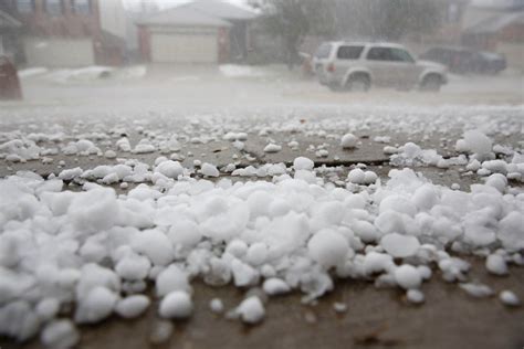 Hail Pounds Parts Of Collin County As Severe Storms Roll Through Dallas