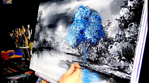Whispers Of The Blue Tree A Step By Step Acrylic Painting Journey For