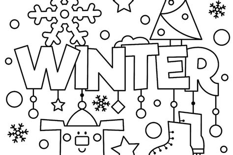 We also have more winter. Winter Puzzle & Coloring Pages: Printable Winter-Themed ...