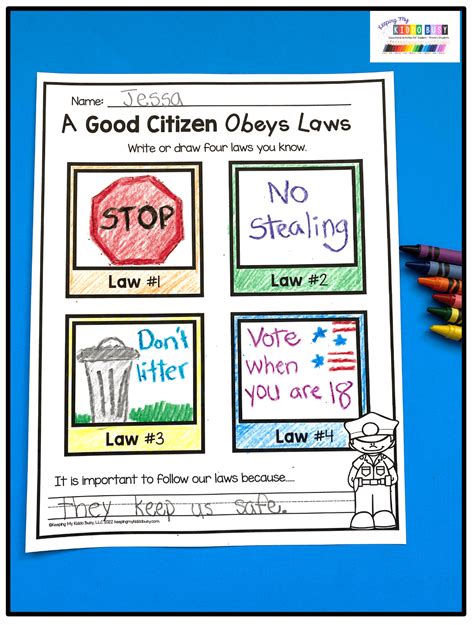 How To Be A Good Citizen At School Citizenship Skills Freebie