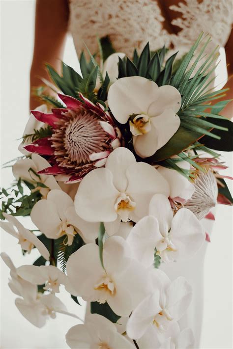 Cascading Orchid Bridal Bouquet