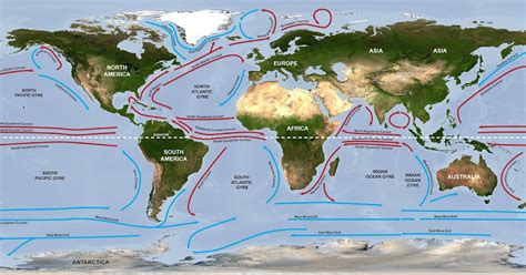 Ocean Currents Of Africa Major Ocean Currents Ocean Currents Map As