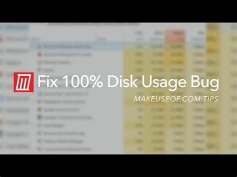 Many reasons cause 100% disk usage in windows 10. 100% Disk Usage in Windows? Here's How to Fix It! - YouTube