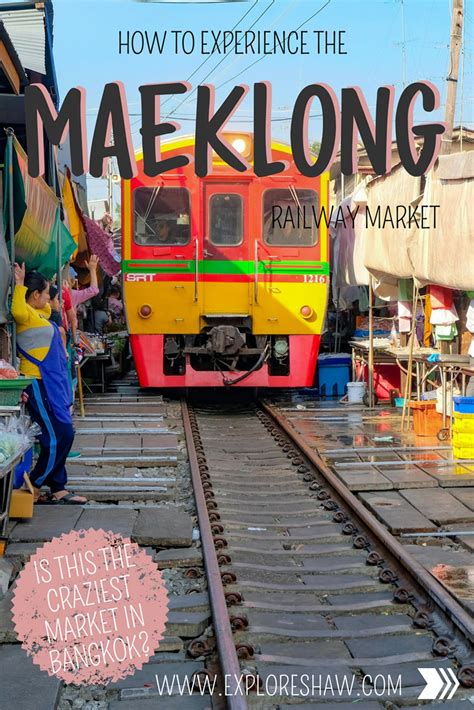 Markets of Bangkok: Maeklong Railway Market | Bangkok travel, Bangkok, Bangkok beach