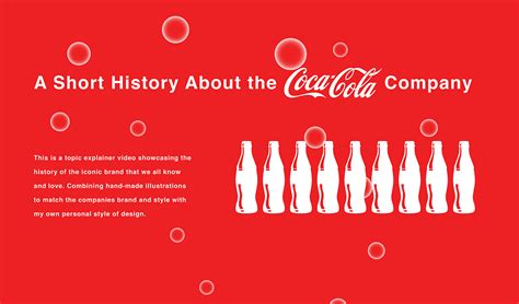 A Short History About The Coca Cola Company On Behance