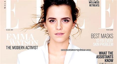Emma Watson Updates Emma Watson Covers Elle Malaysia May 2017