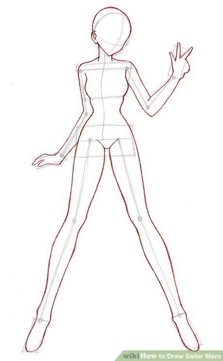 How To Draw Anime Body Shapes Add Some Extra Details And The Ground