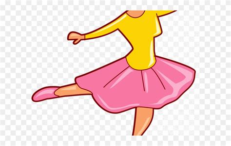 Pink Dress Clipart Ballet Twirl Clipart Png Download 1675276