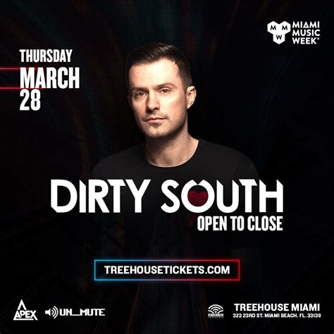 Dirty South Open To Close Miami Music Week