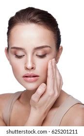 Woman Face Skin Care Closeup Beautiful Stock Photo Shutterstock