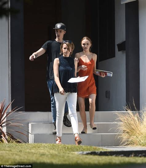 Lily Rose Depp Wears Slip Dress While House Hunting In La Daily Mail