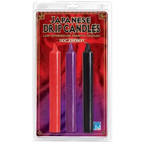 Japanese Drip Candles Bondage Melting Wax Bdsm Set Of 3 Couples