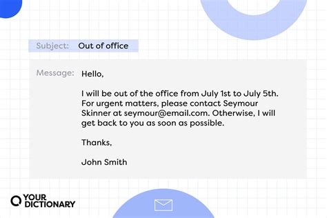 How To Write An Effective Out Of Office Message