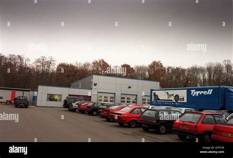 Motor Racing Tyrrell Grand Prix Factory Stock Photo Alamy