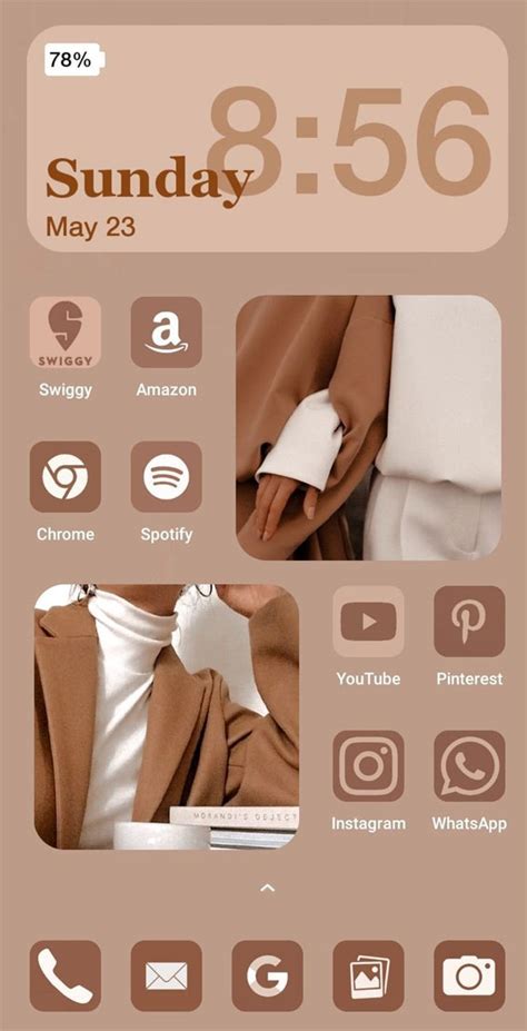 15 Cute Iphone Home Screen Ideas Caramel Brown Wallpaper 1 Fab Mood