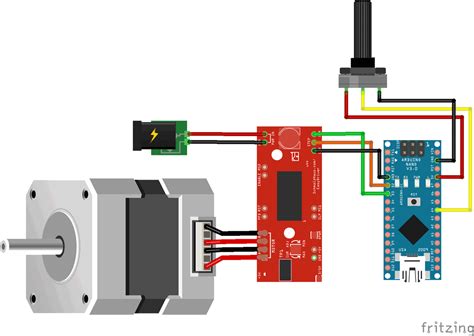 Control A Stepper Motor Using An Arduino And A Potentiometer Brainy Bits