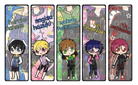 free iwatobi swim club bookmarks by keicea on deviantart