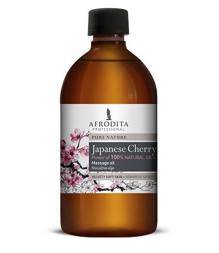 japanese cherry massage oil