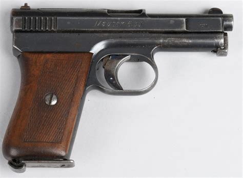 Sold Price Mauser Model 1910 Semi Automatic Pistol January 6 0120
