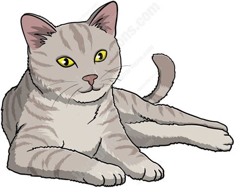 Cartoon Cat Laying Down Drawing Dezoito Wallpaper
