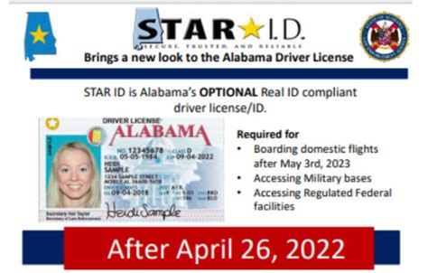 Alabama Residents Have Until May 3 2023 To Get A Star Id The Real