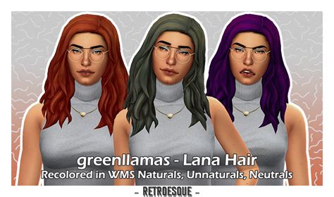 Natalie — Retroesque Greenllamas Lana Hair Recolored In