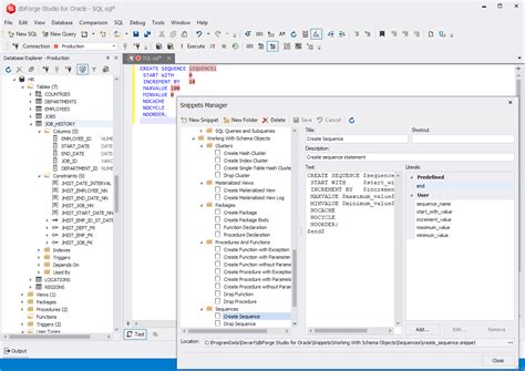 Plsql Developer Tools In Dbforge Studio For Oracle