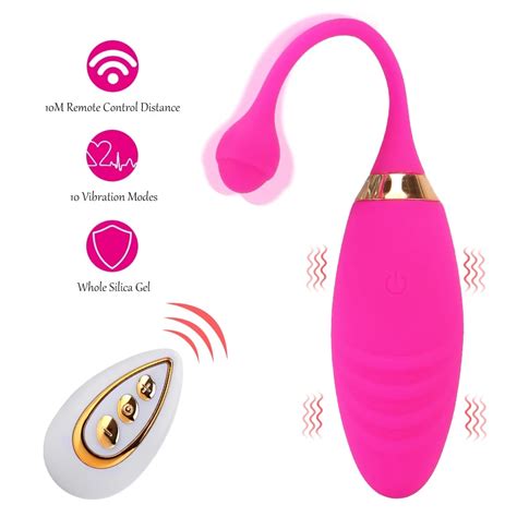Vibrating Egg Sex Toys Vibrator For Women 10 Speeds Jump Egg Wireless Remote Anal Clitoris