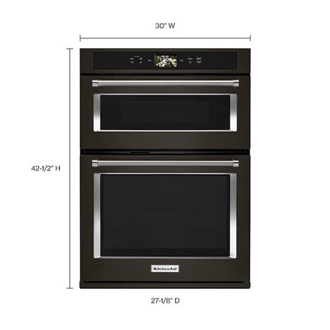 Kitchenaid 30 In Self Cleaning Convection Fingerprint Resistant