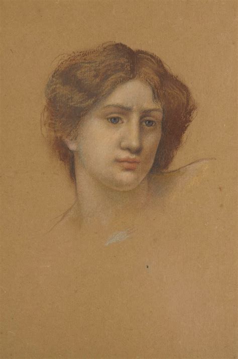 Evelyn De Morgan 1855 1919 Head Study Of A Woman Christies
