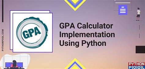 Gpa Calculator Implementation Using Python Python Pool Hot Sex Picture