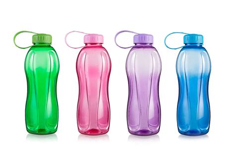 Buy JIPET Plain Water Bottle 600ml - Assorted Colors as per ...
