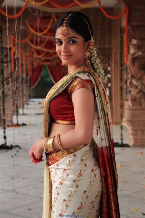 South Indian Actress Sheena Shahabadi Latest Photos In White Saree 12 Friendsmoo