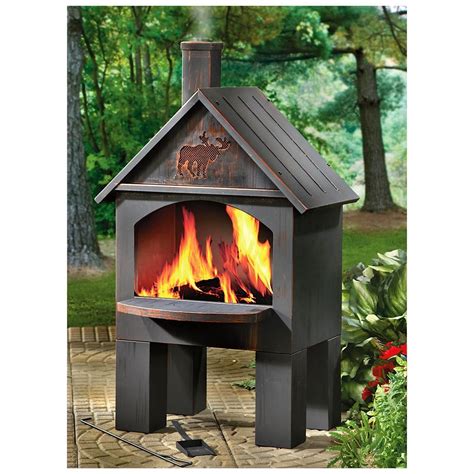Castlecreek™ Cabin Cooking Chiminea Is An Exclusive Design Available