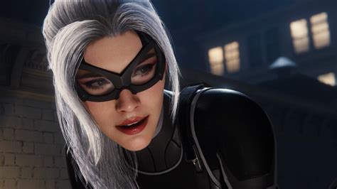 434464 4k Felicia Hardy Black Cat Insomniac Games Face Marvel