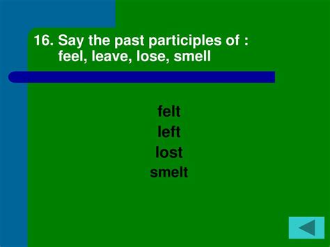 Smell Past Simple Simple Past Tense Of Smell Past
