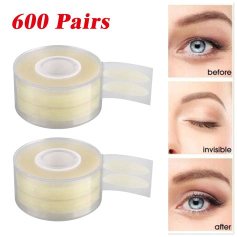 Eeekit Pairs Natural Invisible Double Side Eyelid Tapes Stickers