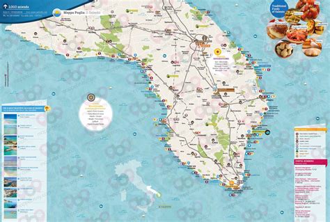 Delizioso Turistico Cartina Salento Cartina Geografica Mondo