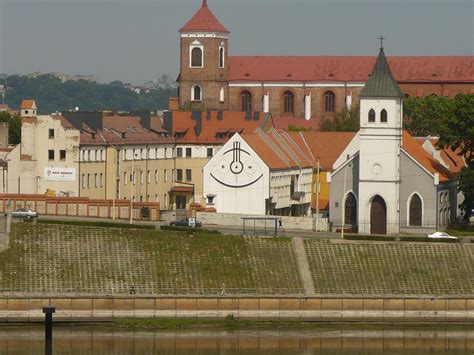 Filekaunas Old Town Corner Near Aleksotas Bridge Lithuaniajpeg