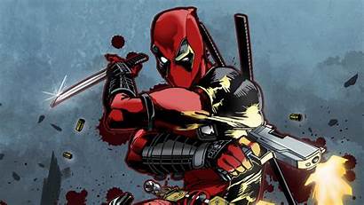 Deadpool 4k Wallpapers Marvel Comics Deagle Katana