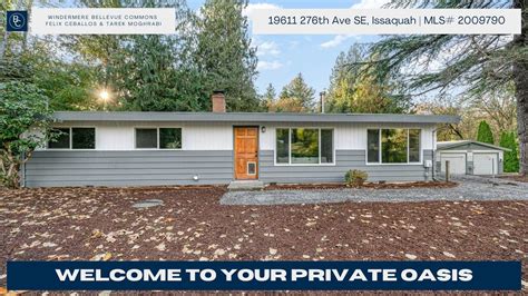 WELCOME TO YOUR PRIVATE OASIS | 19611 276th Ave SE, Issaquah, WA - YouTube