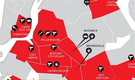 Turf Boundaries Check Out This Map Of Where New York City Gangs Are
